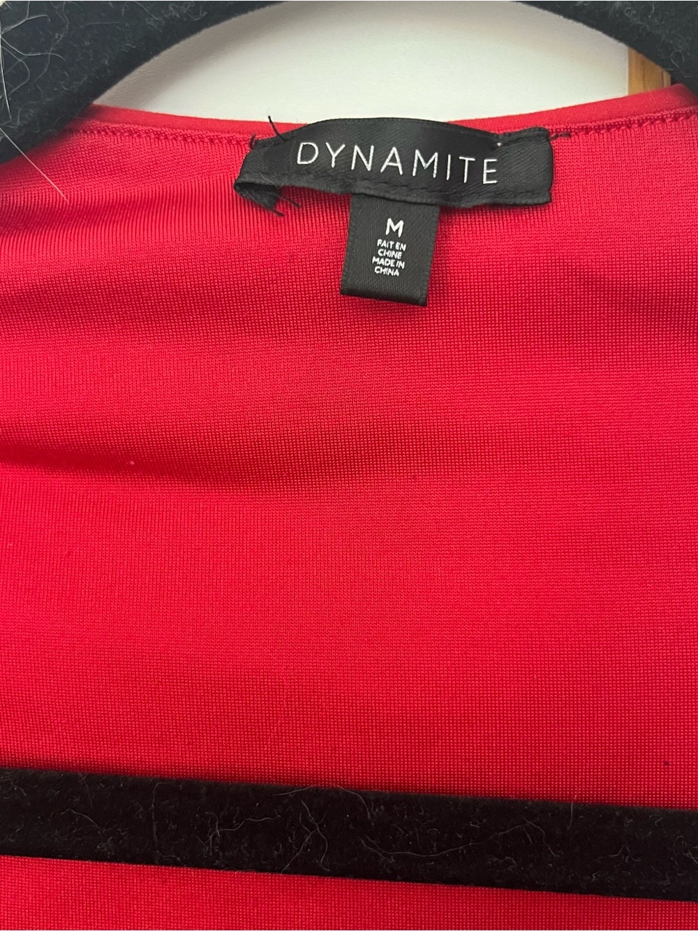 Red Square-Neck Ruched Sides Sleeveless Top - Picture 8 of 9